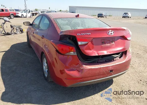 2014 Hyundai Elantra Se z USA, uszkodzony, nr VIN 5NPDH4AE0EH455243